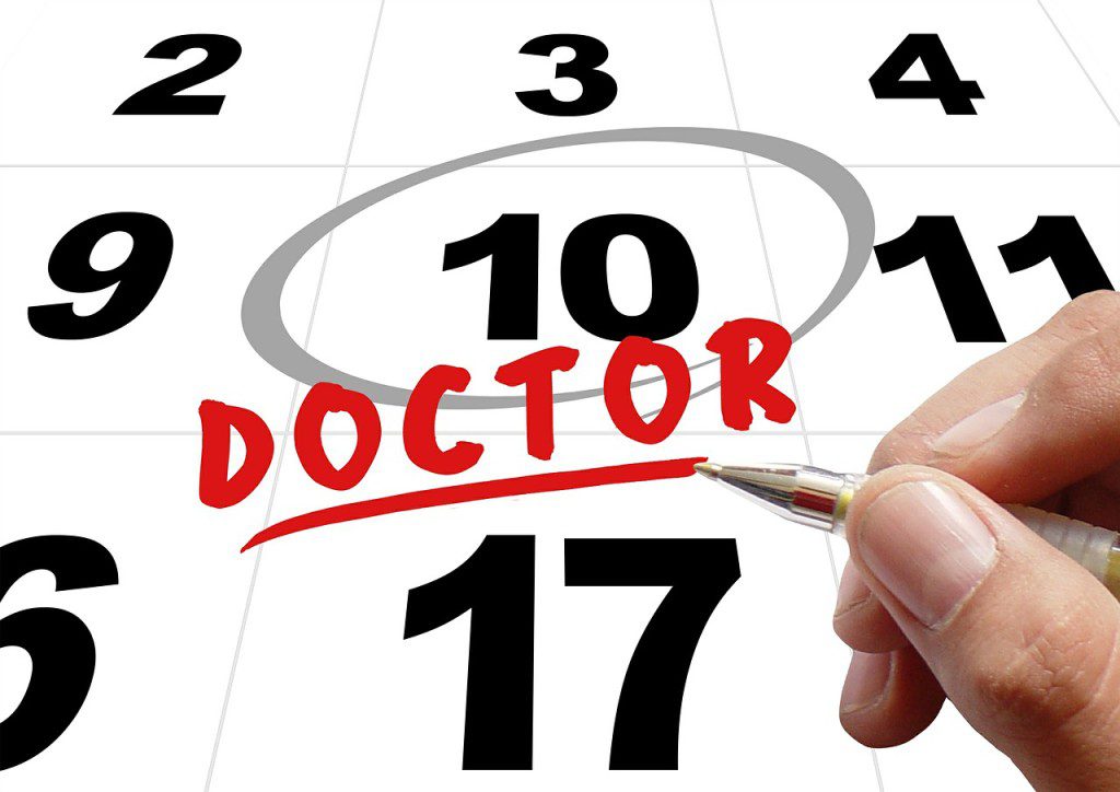 Concept of a doctors appointment