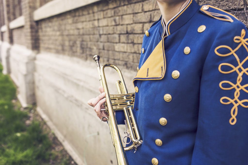 Man in a brass band