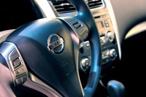 Image of a steering wheel