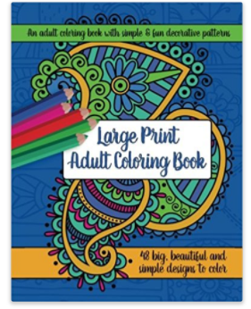 Large Print Adult Coloring Book