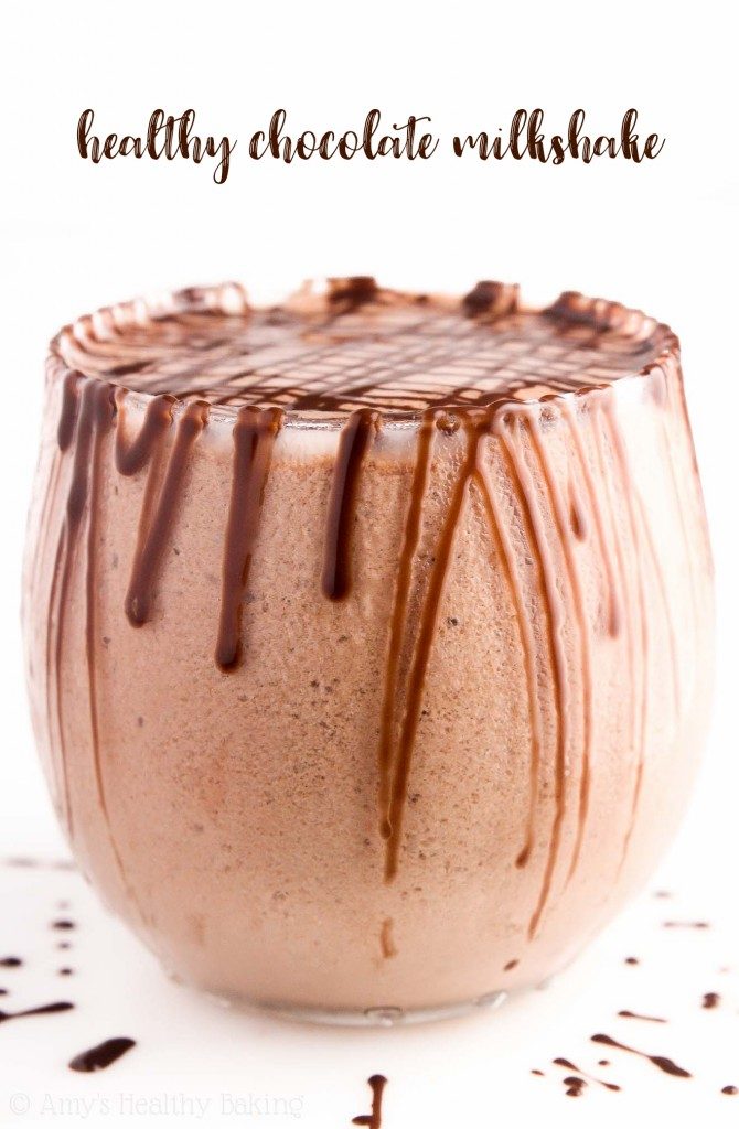 Healthy Chocolate Milkshake