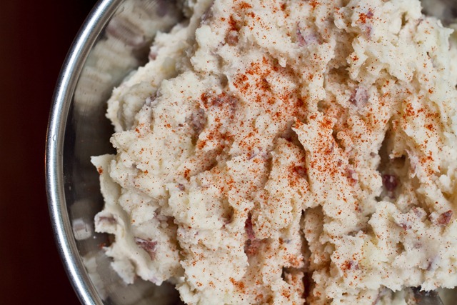 High Protein Garlic Mashed Potatoes