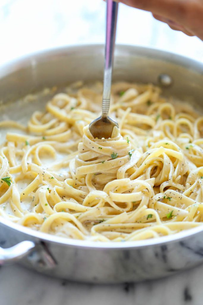 One Pot Garlic Pasta