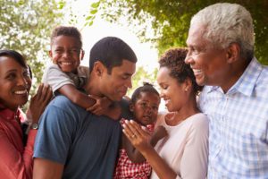 An intergenerational African American family