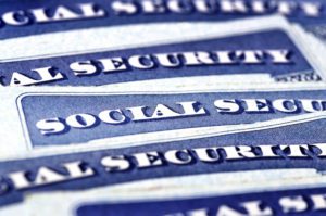 A selection of social security cards