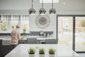 A kitchen designed for a senior