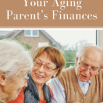 A daughter talking to her aging parents about their finances
