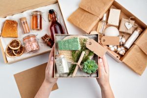 A selection of different subscription boxes for caregivers