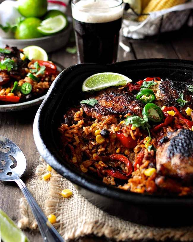 One Pot Mexican Chicken Rice from Recipe Tin Eats