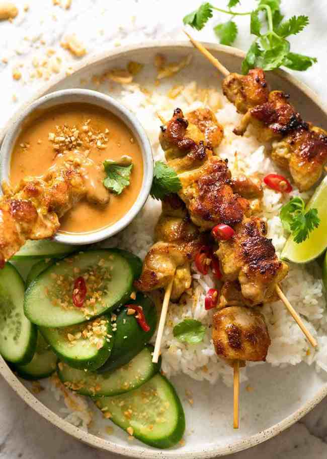 Thai Chicken Satay from Recipe Tin Eats