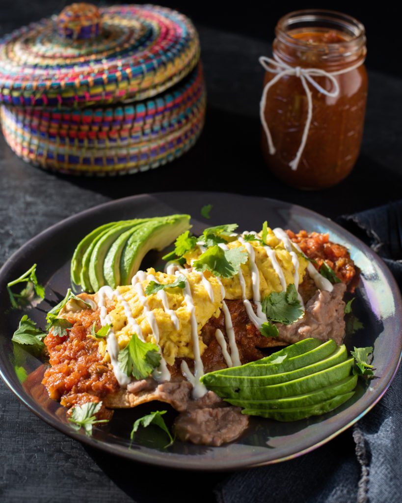 Vegan Huevos Rancheros from The Devil Wears Parsley