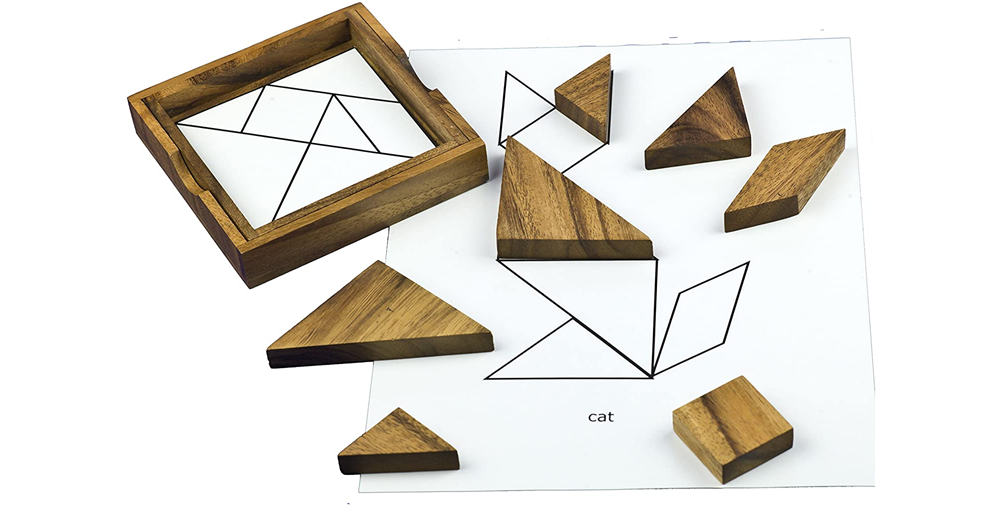 Wooden Tangram Puzzles