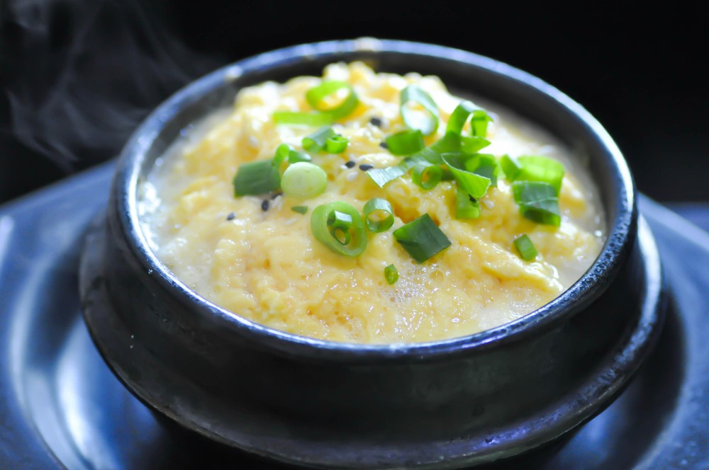 A Korean steamed egg