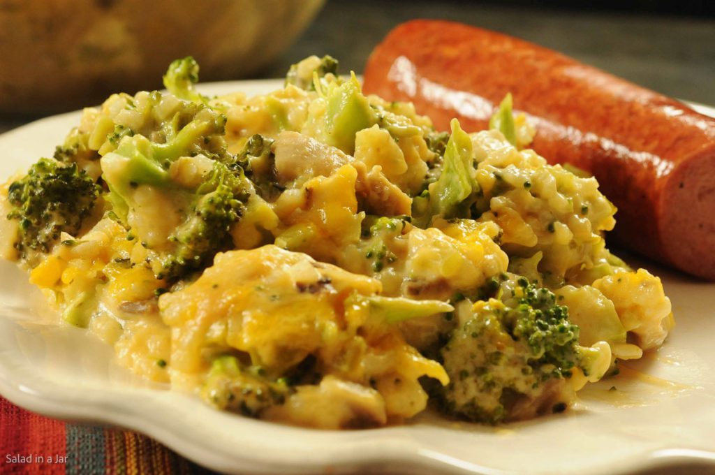 Broccoli Rice Cheese Casserole