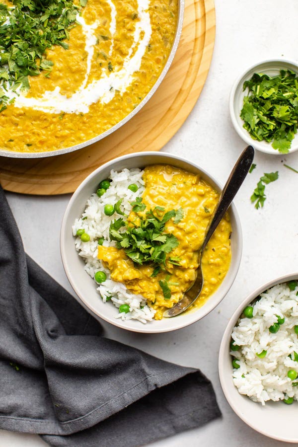 Coconut and Red Lentil Curry