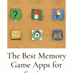 A selection of icons, highlighting some of the best memory game apps for seniors