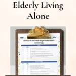 An image of the Kapok checklist for seniors living on their own