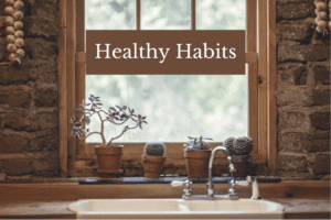 A beautiful kitchen looking at the window, highlighting the idea of healthy habits and habit tracking apps for caregivers