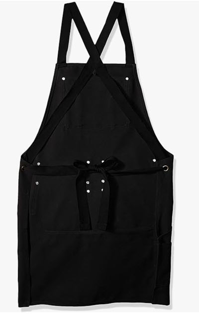 A black man's apron