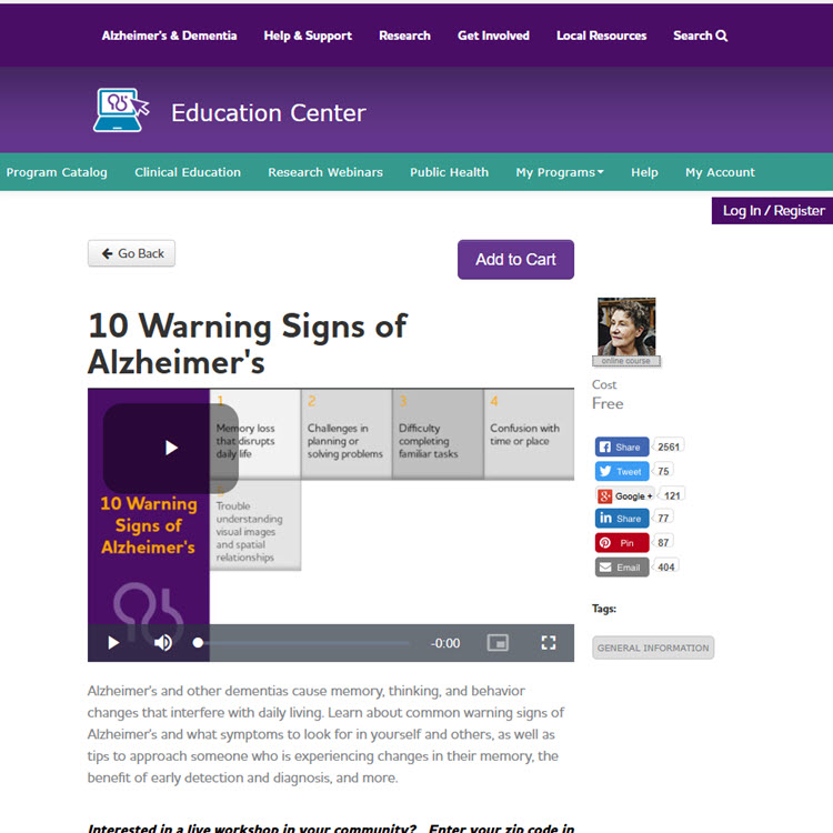 10 Warning Signs of Dementia