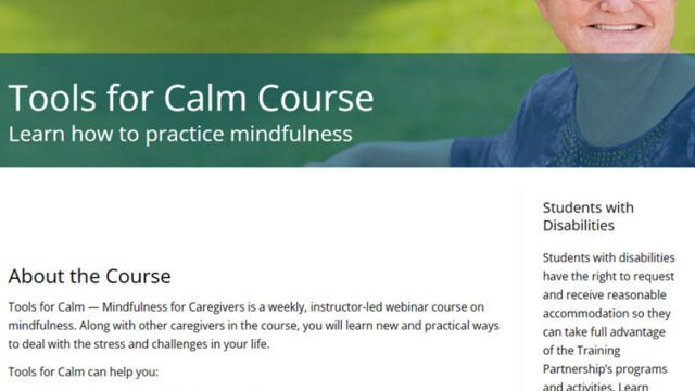 Tools for Calm Course