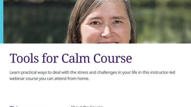 Tools for Calm Course
