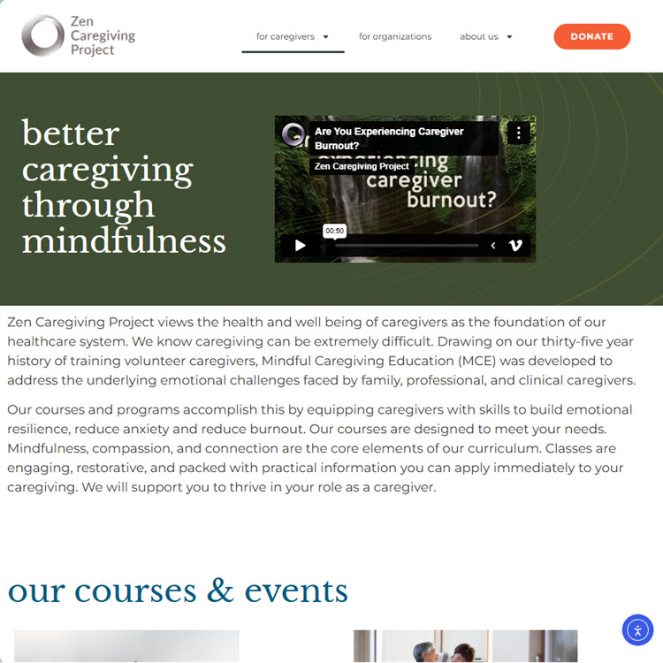 Zen Caregiving Project
