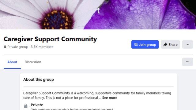 Caregiver Support Community