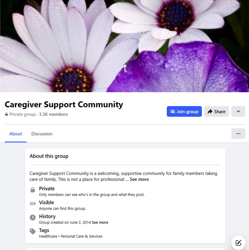 Caregiver Support Community