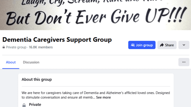 Dementia Caregiver Support Group