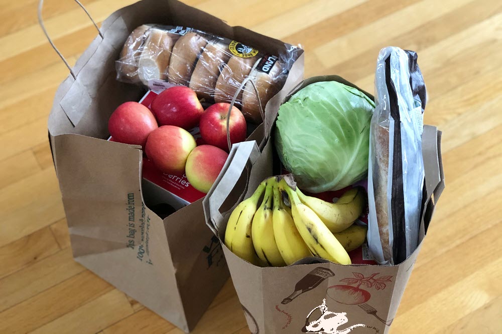 Bags from Whole Foods