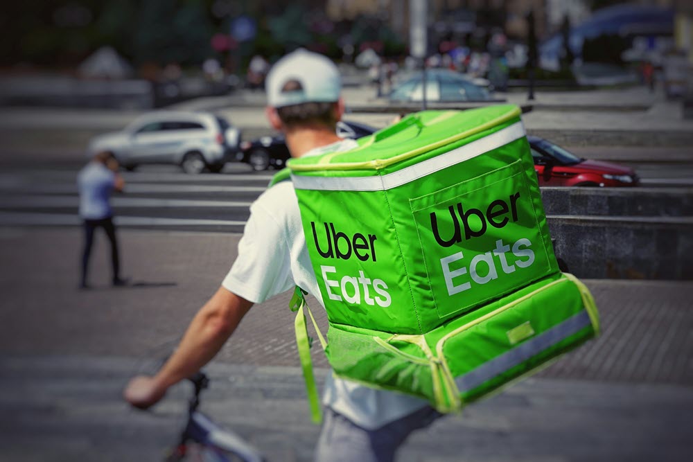 Someone from Uber Eats