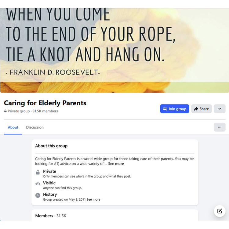 Caring for Elderly Parents