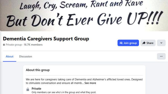 Second Dementia Caregivers Support Group