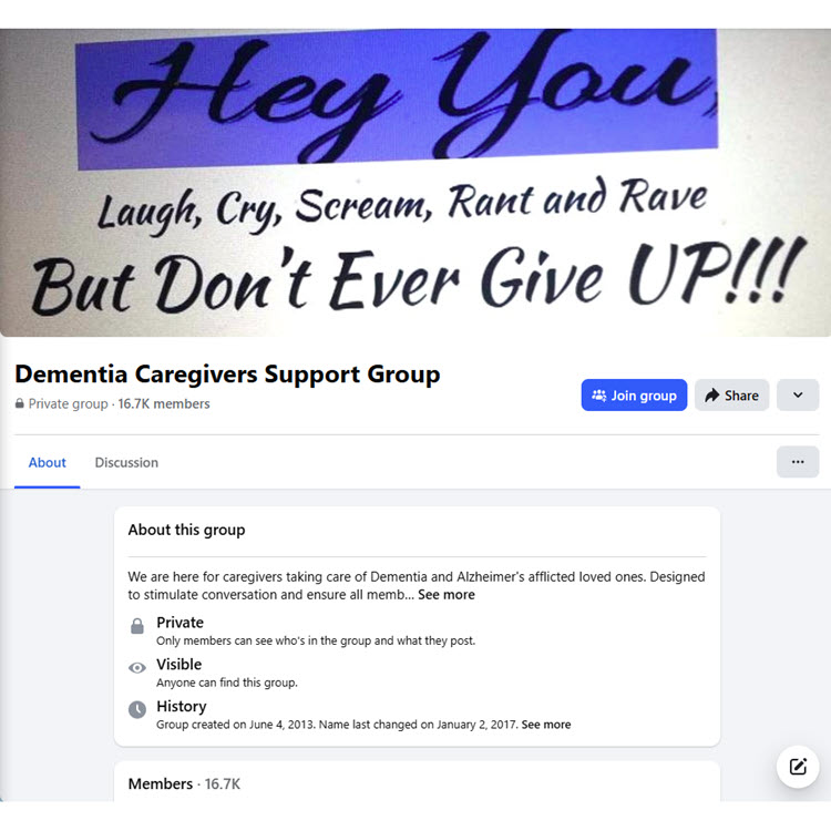 Second Dementia Caregivers Support Group