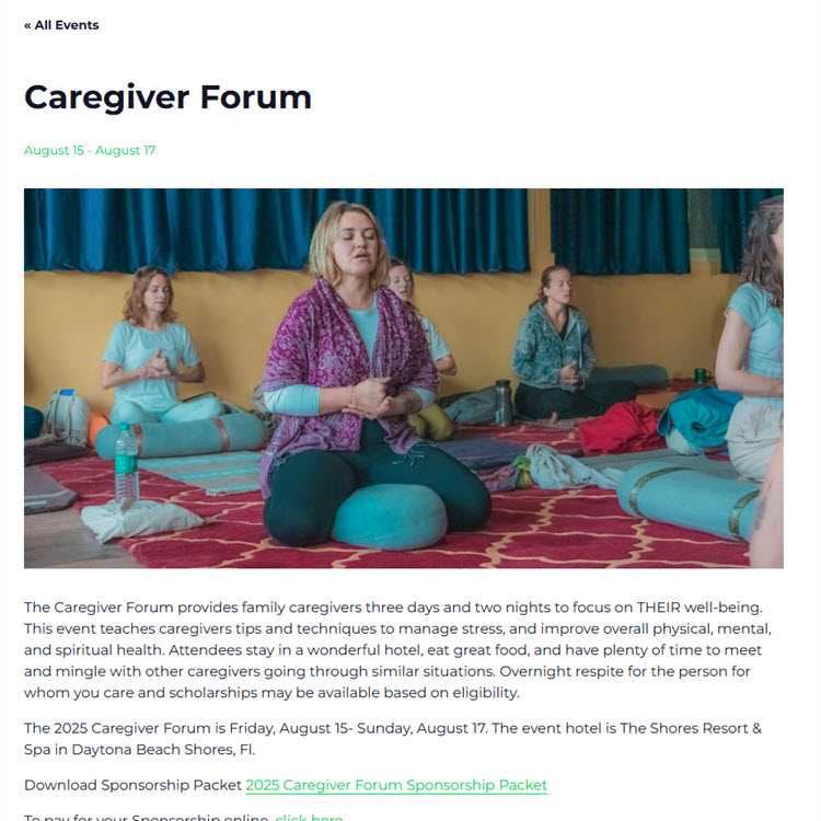 Caregiver Forum