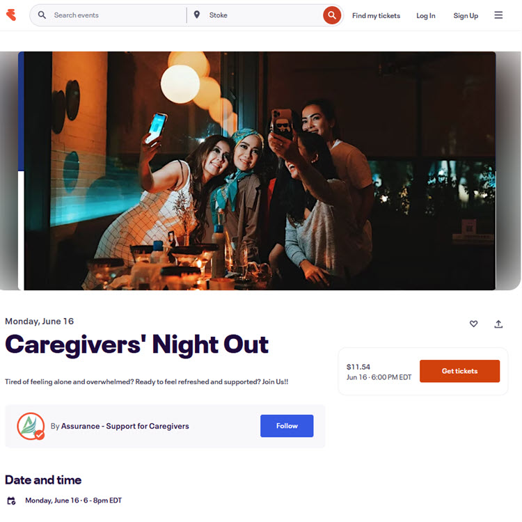 Caregiver's Night Out